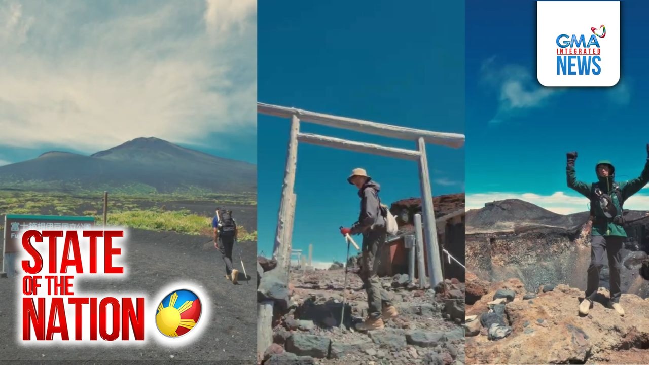 Hiking sa iconic peak ng mount fuji | SONA