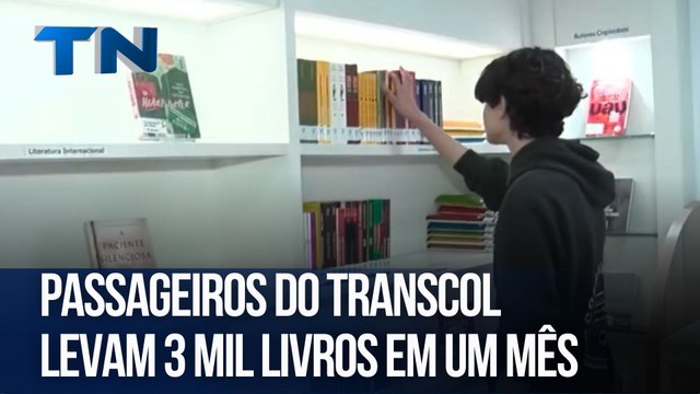 Passageiros do Transcol levam 3 mil livros em um mês