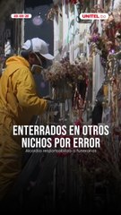 Funerarias se equivocaron en los entierros durante la pandemia