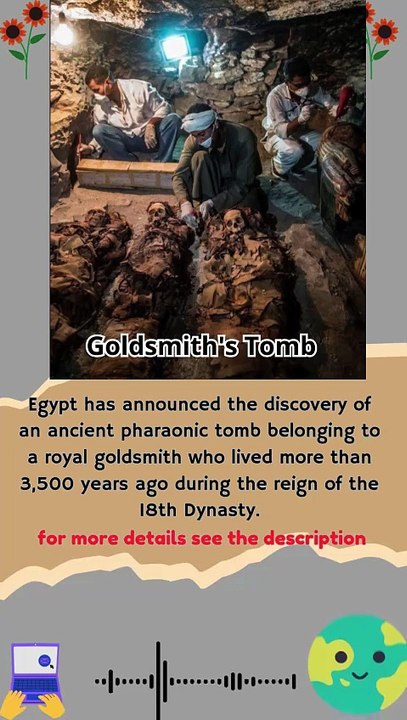 Discovery of 3,500 Year Old Royal Goldsmith's Tomb in Luxor, Egypt