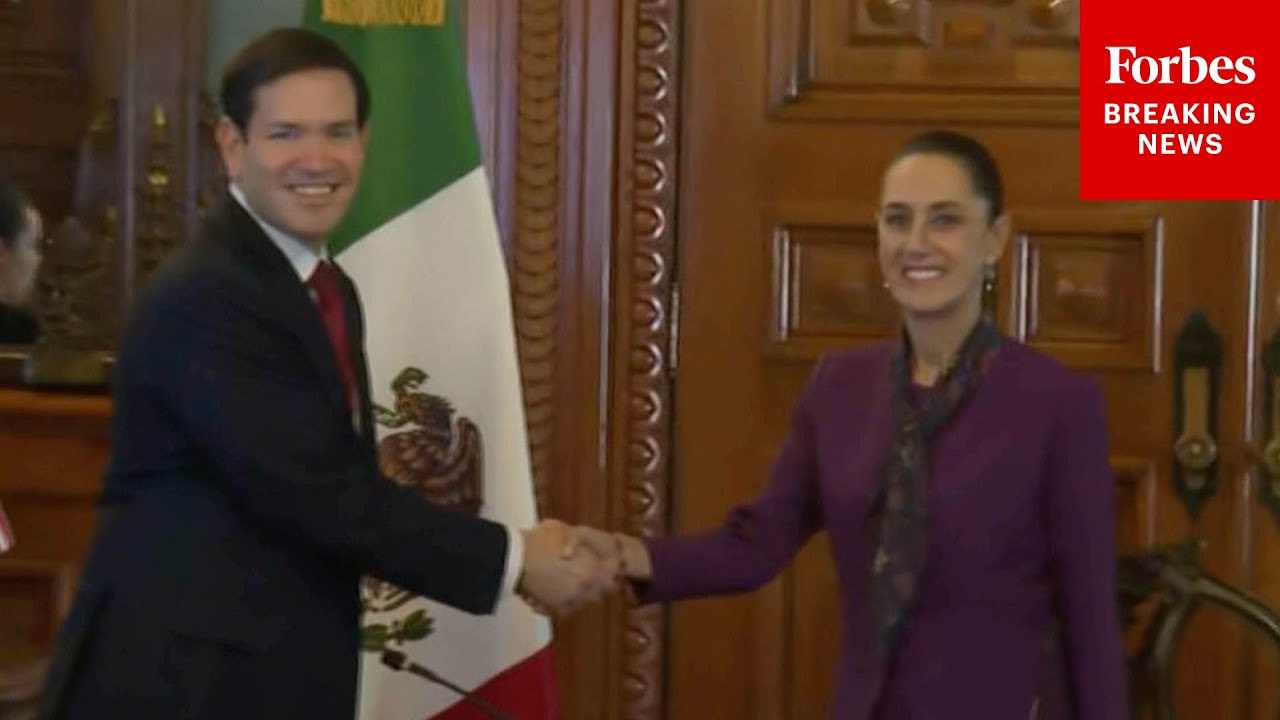 Secretary Of State Marco Rubio Meets With Mexic...