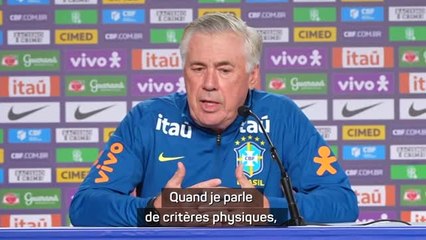 Brésil - Ancelotti juge Neymar "pas au niveau" physiquement