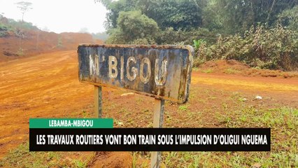 [#Reportage] Lebamba-Mbigou : les travaux routiers vont bon train sous l’impulsion d’Oligui Nguema