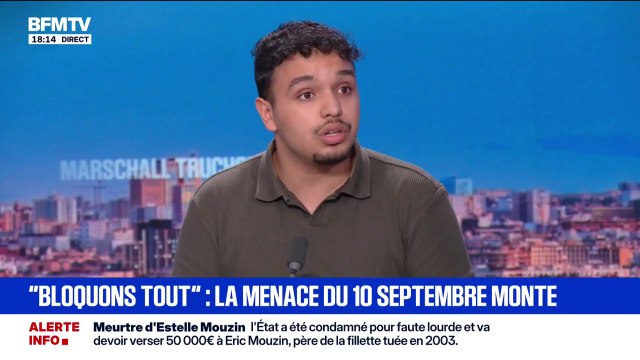 Mobilisation du 10 septembre: Je souhaite que tous les citoyens soient dans la rue , assure Iliès Djaouti, étudiant