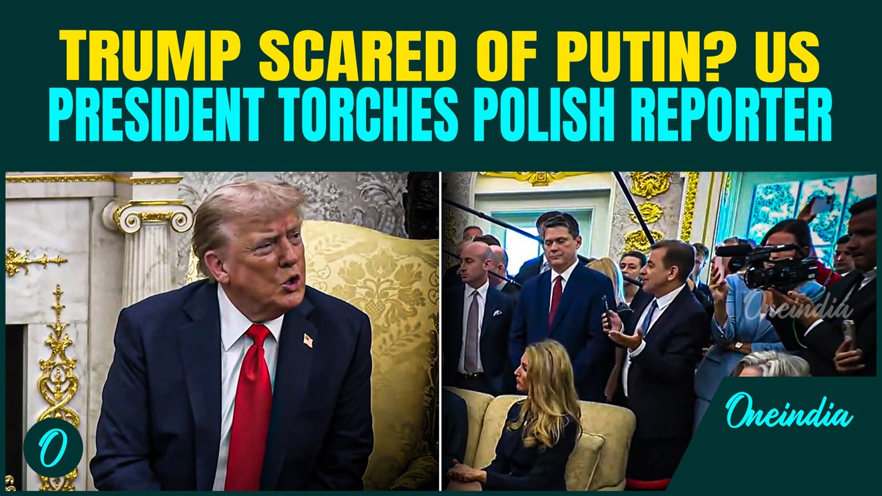 Full Video: Trump SNAPS at Polish Journalist During Fiery CLASH on Russia; Defends Russia Sanctions