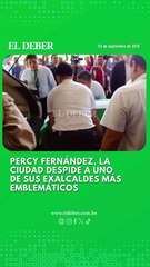 Ataúd de Percy Fernádez es trasladado a la Catedral Metropolitana