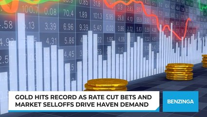 Gold Hits Record As Rate Cut Bets And Market Selloffs Drive Haven Demand