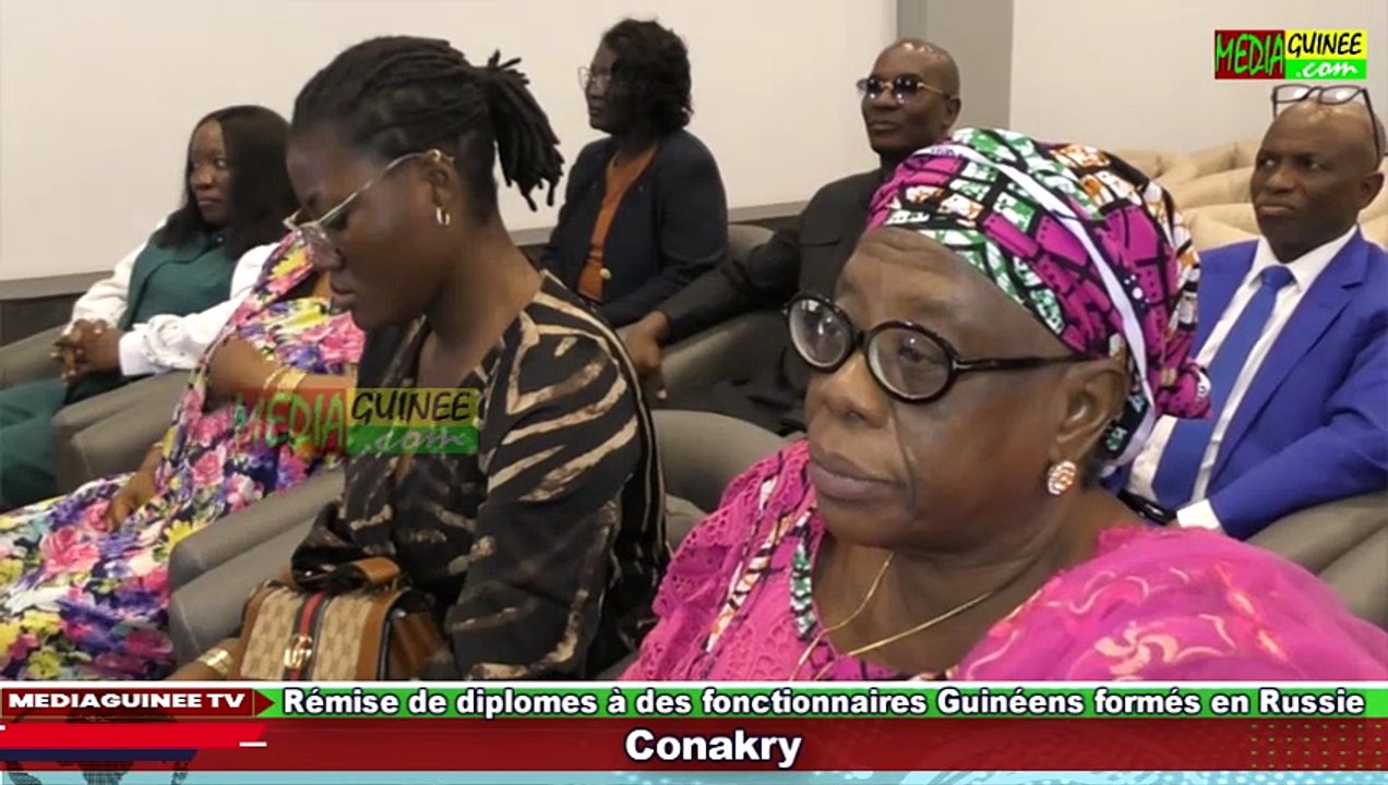 Conakry : remise de diplômes à des fonctionnaires guinéens formés en Russie