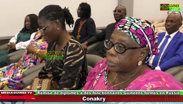 Conakry : remise de diplômes à des fonctionnaires guinéens formés en Russie