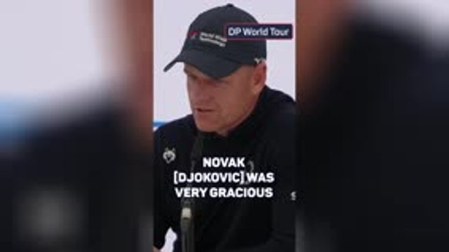 Donald reveals Djokovic's Ryder Cup words of wisdom