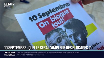 Mobilisation du 10 septembre: quelle sera l'ampleur des blocages?