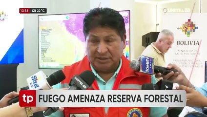 Fuego en Ñembi Guasu avanza a Charagua y se acerca a un gasoducto, según UGR de Roboré