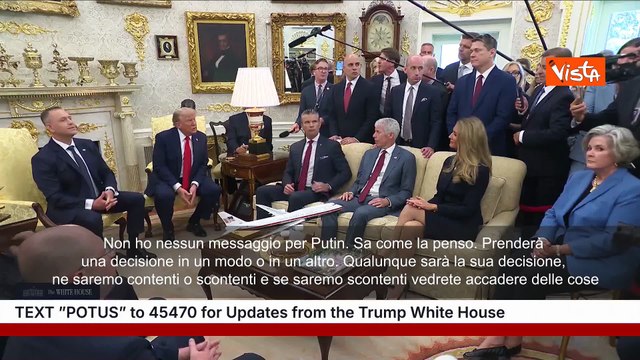 Trump: Non ho messaggi per Putin, sa ciò che penso. Se non sarò soddisfatto vedrete che succede