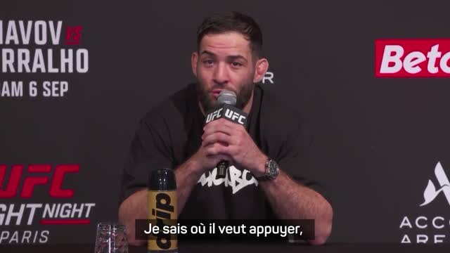 UFC Paris - Imavov : Borralho ne mérite pas ce combat, c'est un lèche-cul !