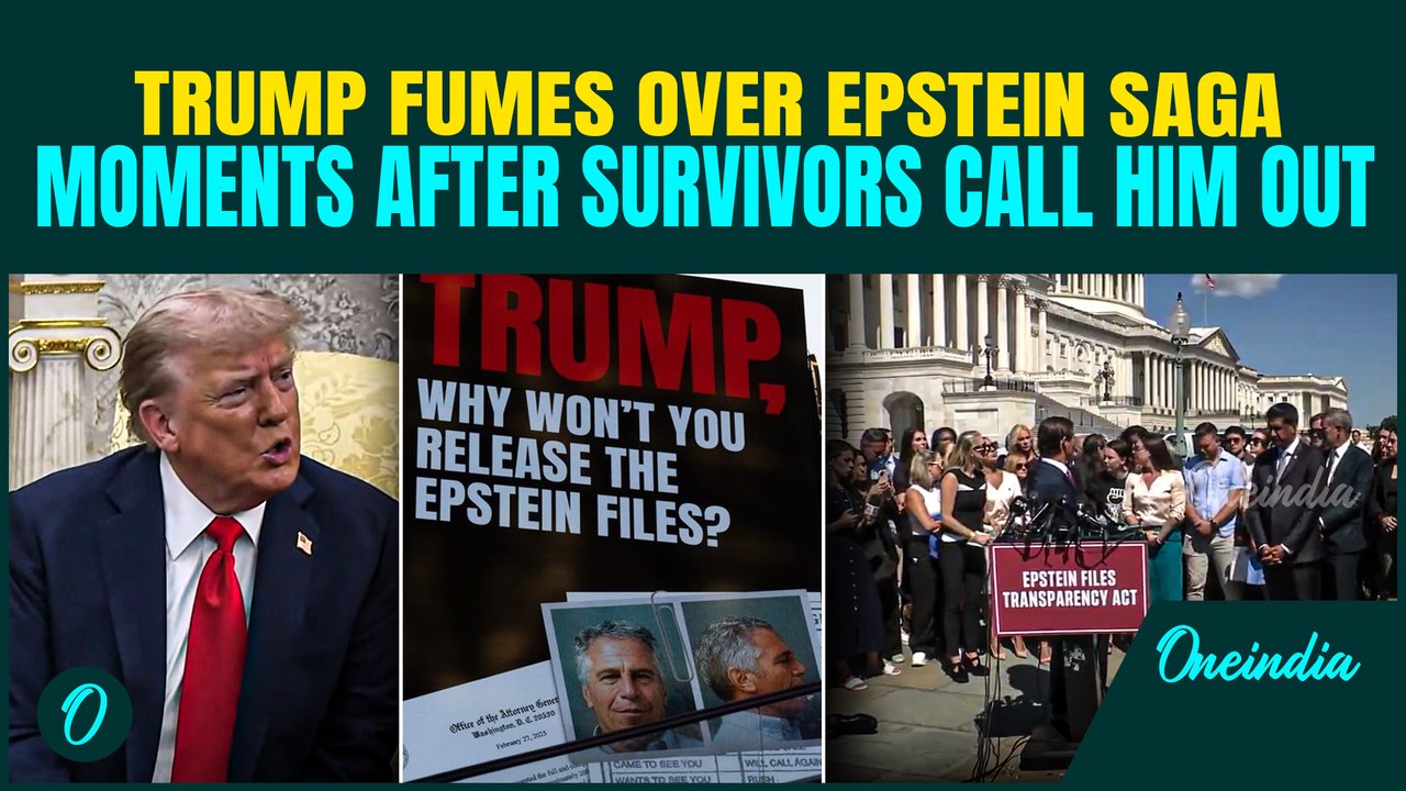 US Breaking: Trump Shrugs Off Epstein Crimes as ‘Democratic Hoax’ as Epstein Accusers Call Him Out