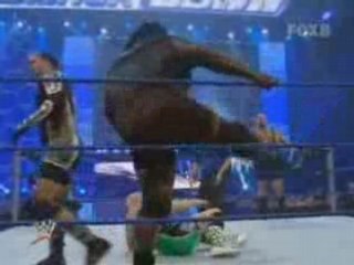 Big Show & Finlay vs Mark Henry & MVP 16/5/08 pt2