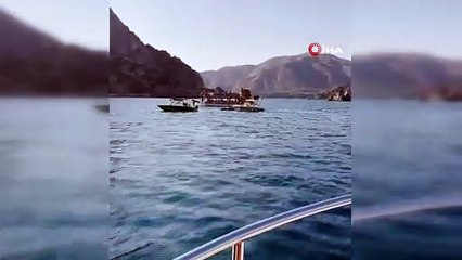 Marmaris’te jet ski ve tur teknesi çarpıştı