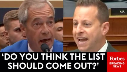 'I'm Being Very Polite...': Things Get Tense As Moskowitz Grills Farage About Epstein List