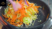 Cabbage with eggs is better than meat! Simple! Easy and delicious cabbage recipe!