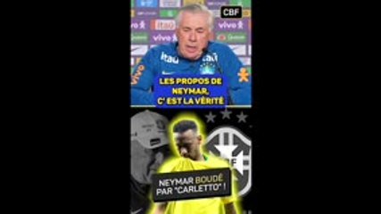 Brésil - Ancelotti : "Neymar n'est pas au niveau physique !"