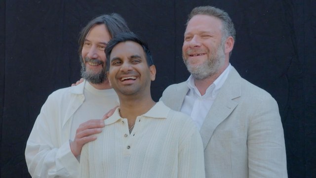What 'Good Fortune' Stars Aziz Ansari, Seth Rogen & Keanu Reeves Would Do if They Switched Bodies | THR Video