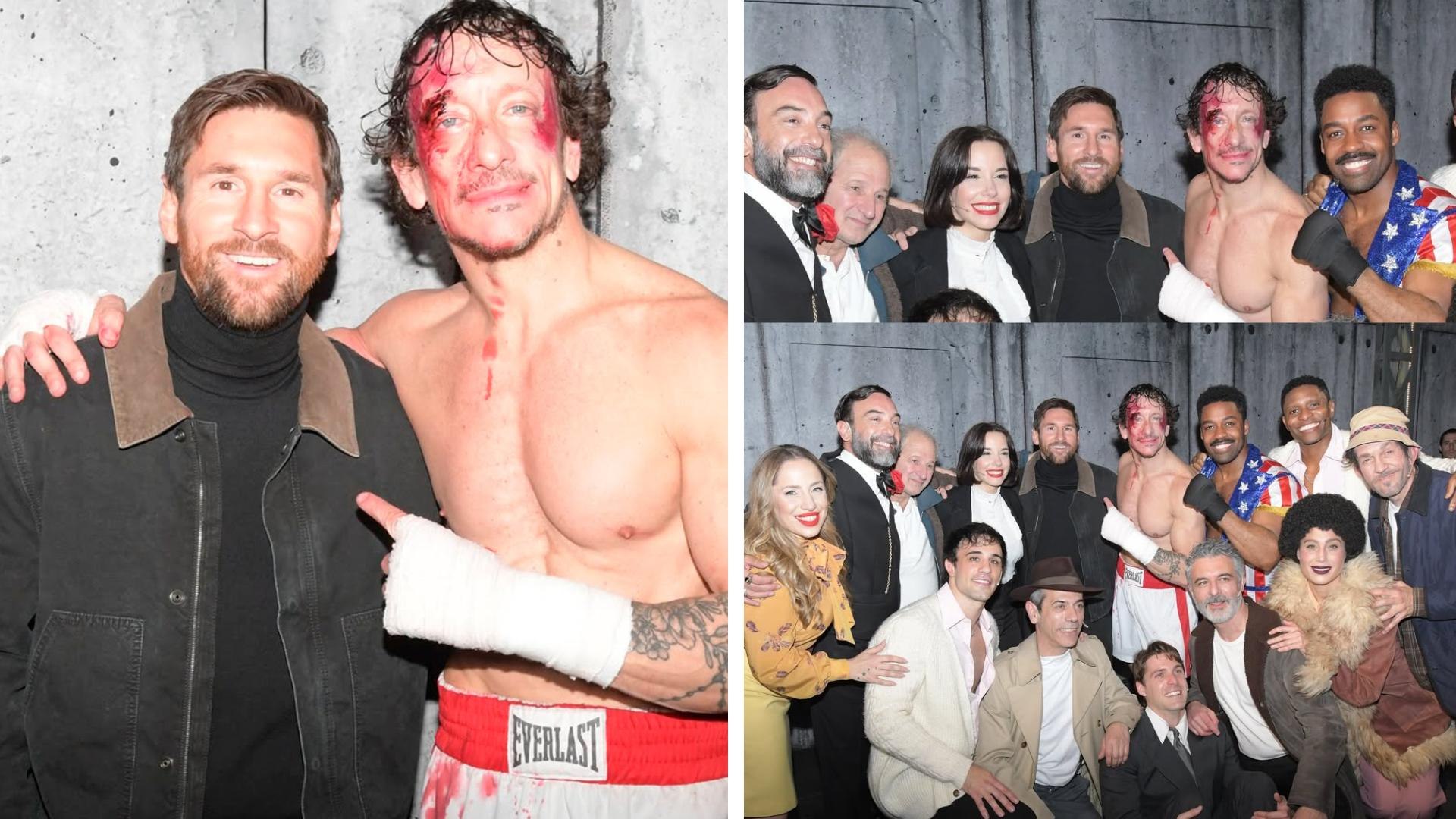 Lionel Messi was a special guest at a theater in Argentina to see his friend Nico Vázquez's play