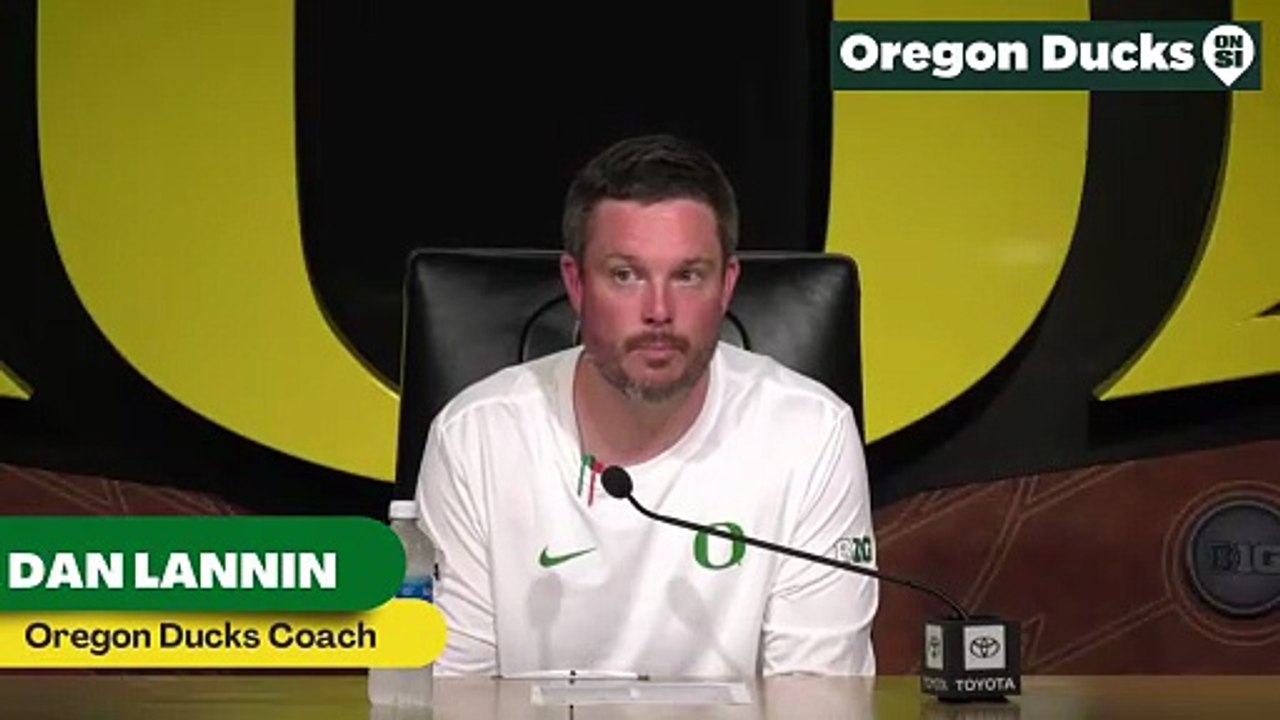 Oregon Ducks Coach Dan Lanning discusses the effort he saw from the Ducks