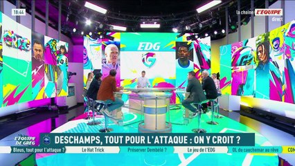 Deschamps joue tout pour l’attaque : On y croit vraiment ? - L'Équipe de Greg - extrait