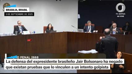 La defensa de Bolsonaro pide la absolución del expresidente por golpismo