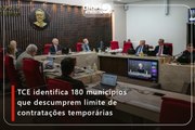 TCE identifica 180 municípios que descumprem limite de contratações temporárias