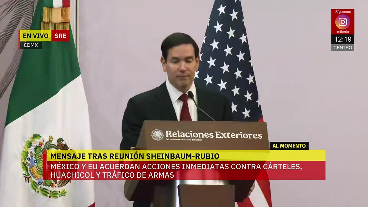 Marco Rubio defiende ataque de EU a barco de Venezuela
