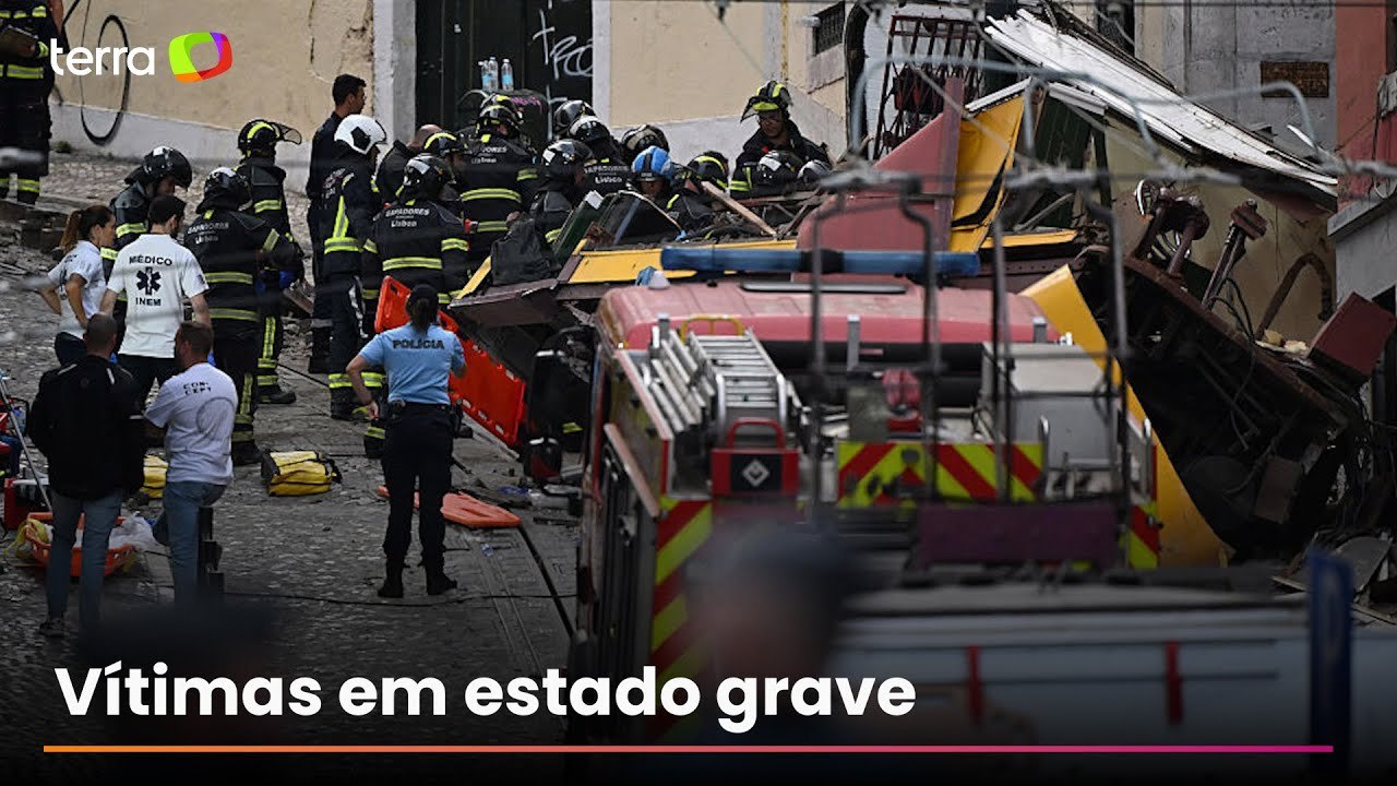 Elevador da Glória descarrila e deixa ao menos 15 mortos e feridos em Lisboa