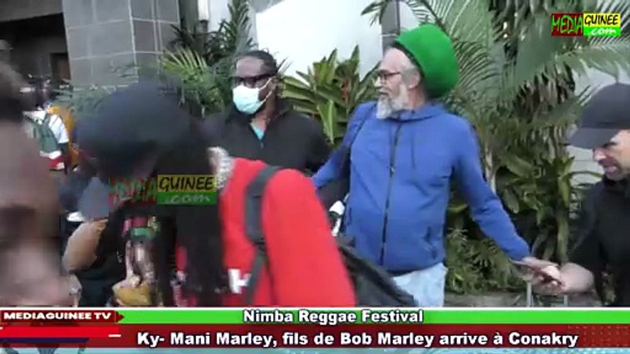 Nimba Reggae Festival : Ky-Mani Marley, fils de Bob Marley, arrive à Conakry