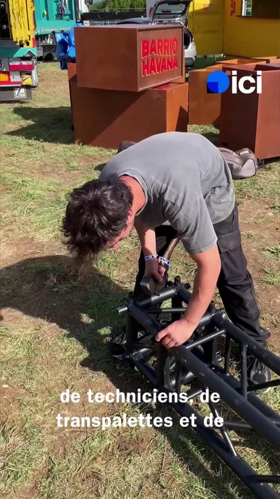 "Nous montons une petite ville éphémère" : les derniers préparatifs avant le festival de rap Golden Coast à Dijon