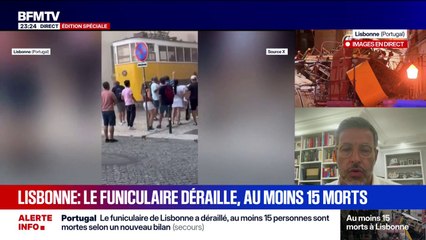 Funiculaire de Lisbonne: "C'est comme s'il y avait un accident avec la Tour Eiffel à Paris", estime Pedro Benevides, journaliste présentateur à CNN Portugal