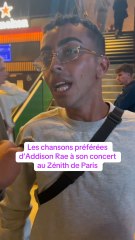 Les chansons préférées d’Addison Rae à son concert au Zénith de Paris, son premier concert en France