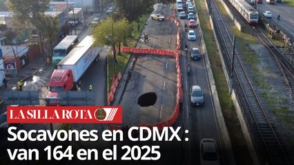 164 socavones en CDMX en 2025: el riesgo oculto bajo la ciudad