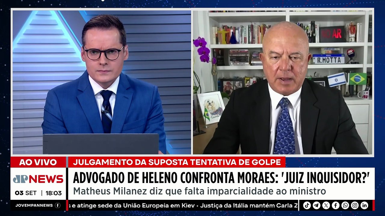 Defesas questionam atuação de Alexandre de Moraes no julgamento sobre suposta tentativa de golpe