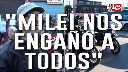 Milei cierra su campaña en Moreno: peronistas y libertarios a las trompadas