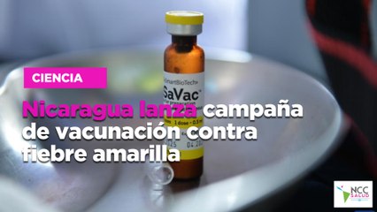 Nicaragua lanza campaña de vacunación contra fiebre amarilla