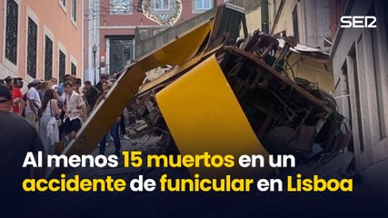 Al menos 15 muertos y 18 heridos tras el descarrilar el emblemático funicular de Gloria de Lisboa