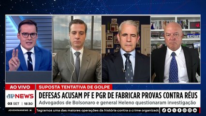 Julgamento de Jair Bolsonaro: defesas acusam PF e PGR de fabricar provas contra réus