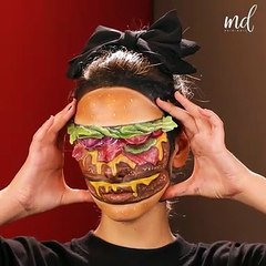 Turning faces into puzzles and hamburgers! 🧩🍔