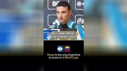 'EMOTIONAL' - Scaloni on Messi's potential final match in Argentina