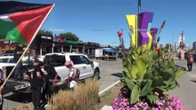 Scarborough Rally - Stop Funding Genocide - Just Stop - Lawrence and Warden plaza