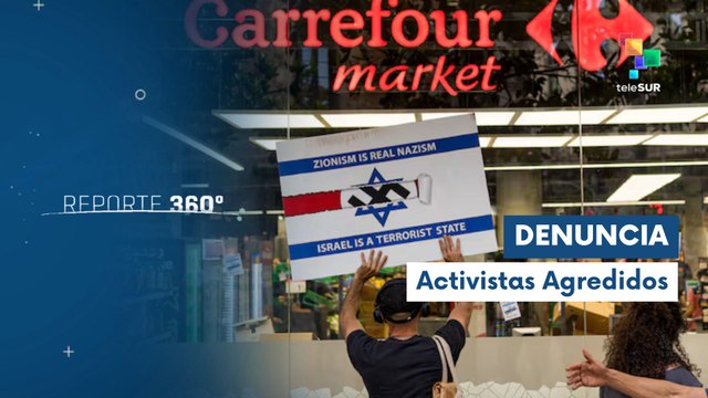 Activistas palestinos agredidos en España durante protesta de boicot