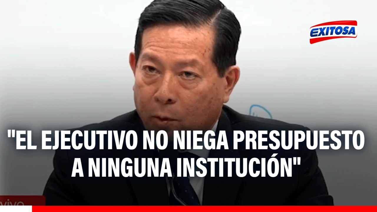 Premier responde a fiscal de la Nación: "El Ejecutivo no niega presupuesto a ninguna institución"