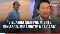 Martín Vizcarra podría evadir la justicia tras salir en libertad, alerta Marco Vásquez