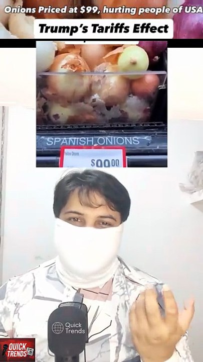 $99 for onions in the USA due to India tariff war
