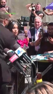 Cardi B explota contra reportero por pregunta sobre su embarazo a las afueras del juzgado de Los Ángeles 💥